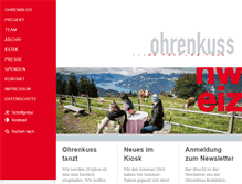 Tablet Screenshot of ohrenkuss.de